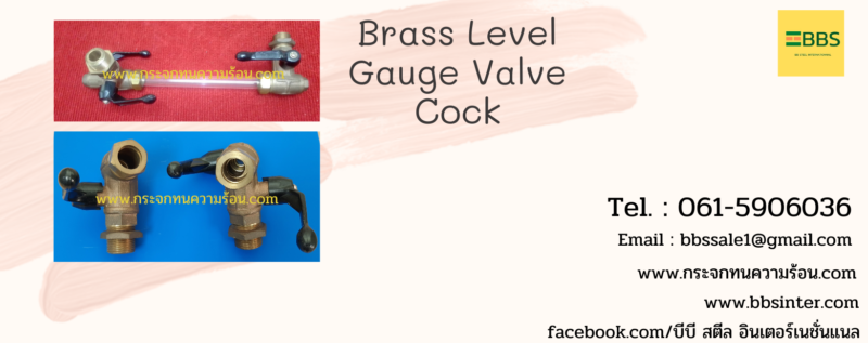 brass level gauge valve cock