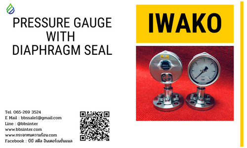 pressure gauge with diaphragm seal applications