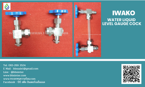 water liquid level gauge cock iwako