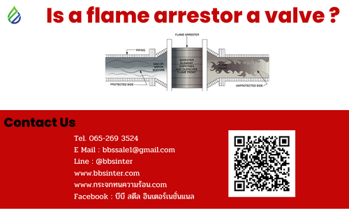 is a flame arrestor a valve