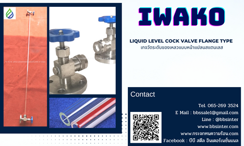 liquid level cock valve flange type