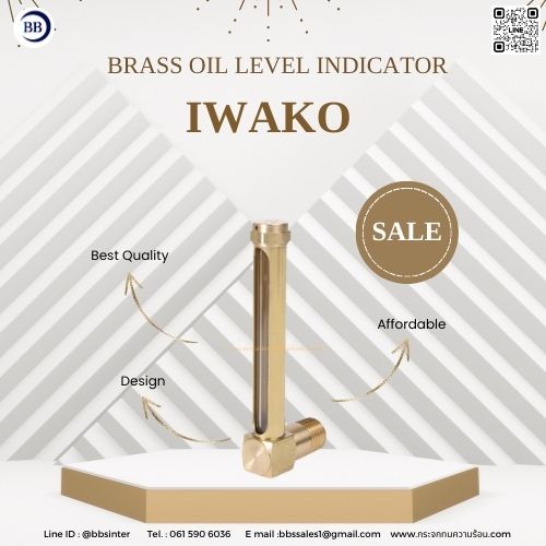 brass right angle oil level indicator type