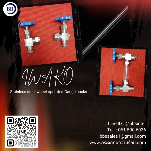 stainless steel cock valve glass tube level indicator
