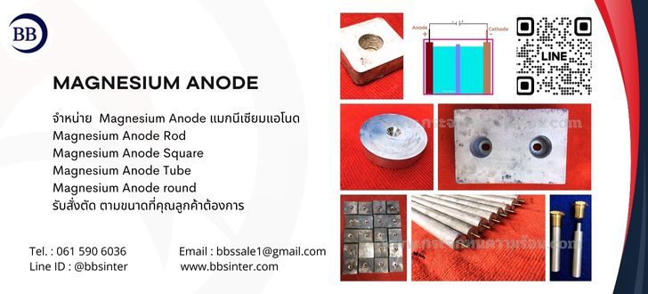 why is magnesium used as an anode